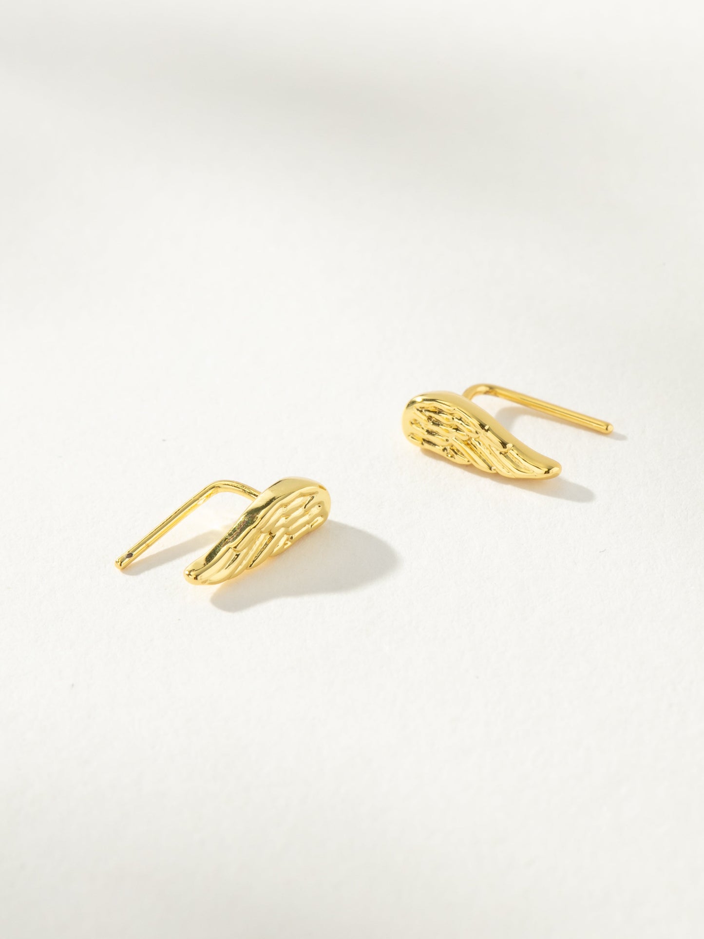 Angel Wings Ear Climber | Gold | Product Image | Uncommon James