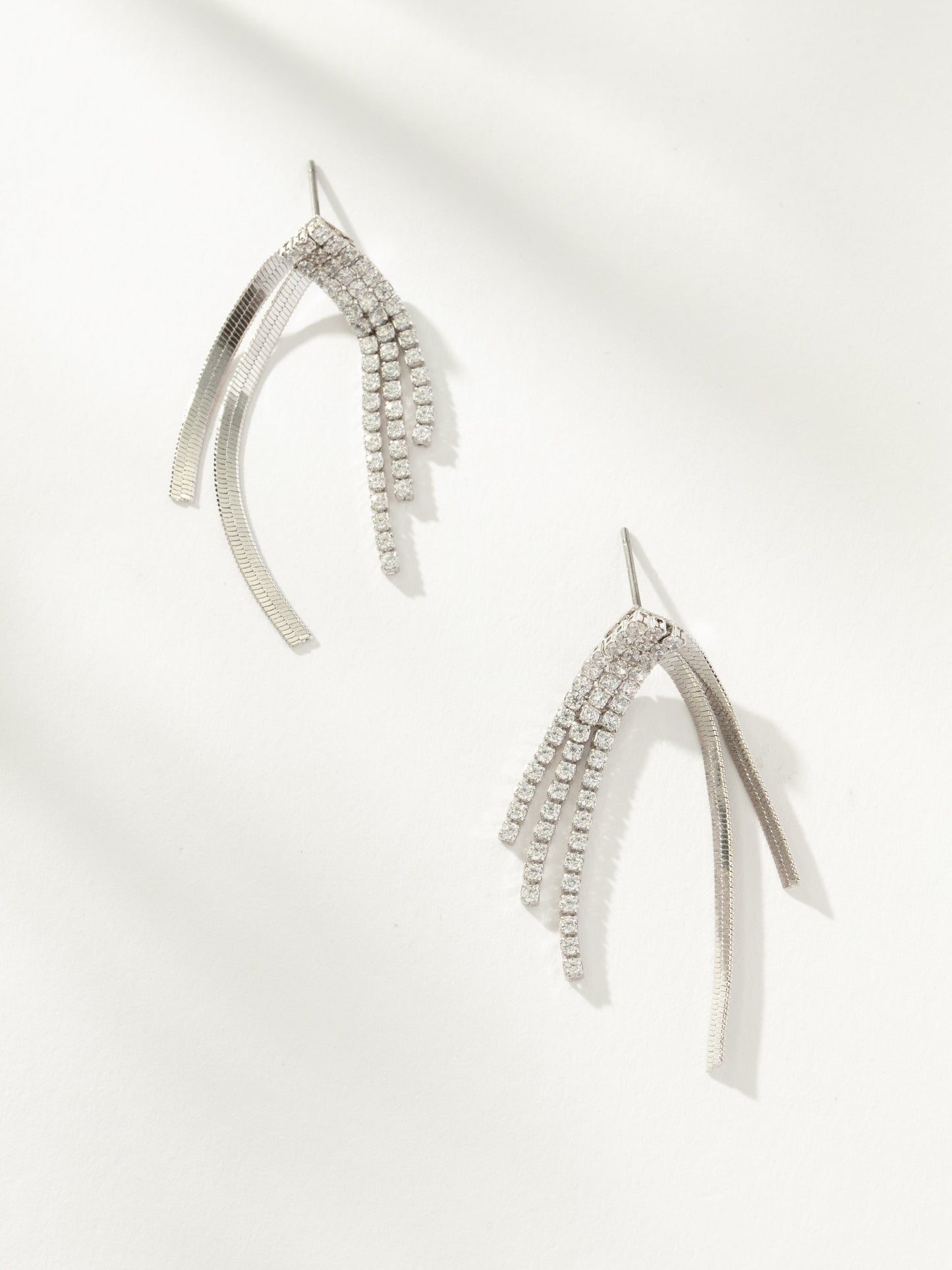 Twin Flame Earrings | Silver | Product Image | Uncommon James