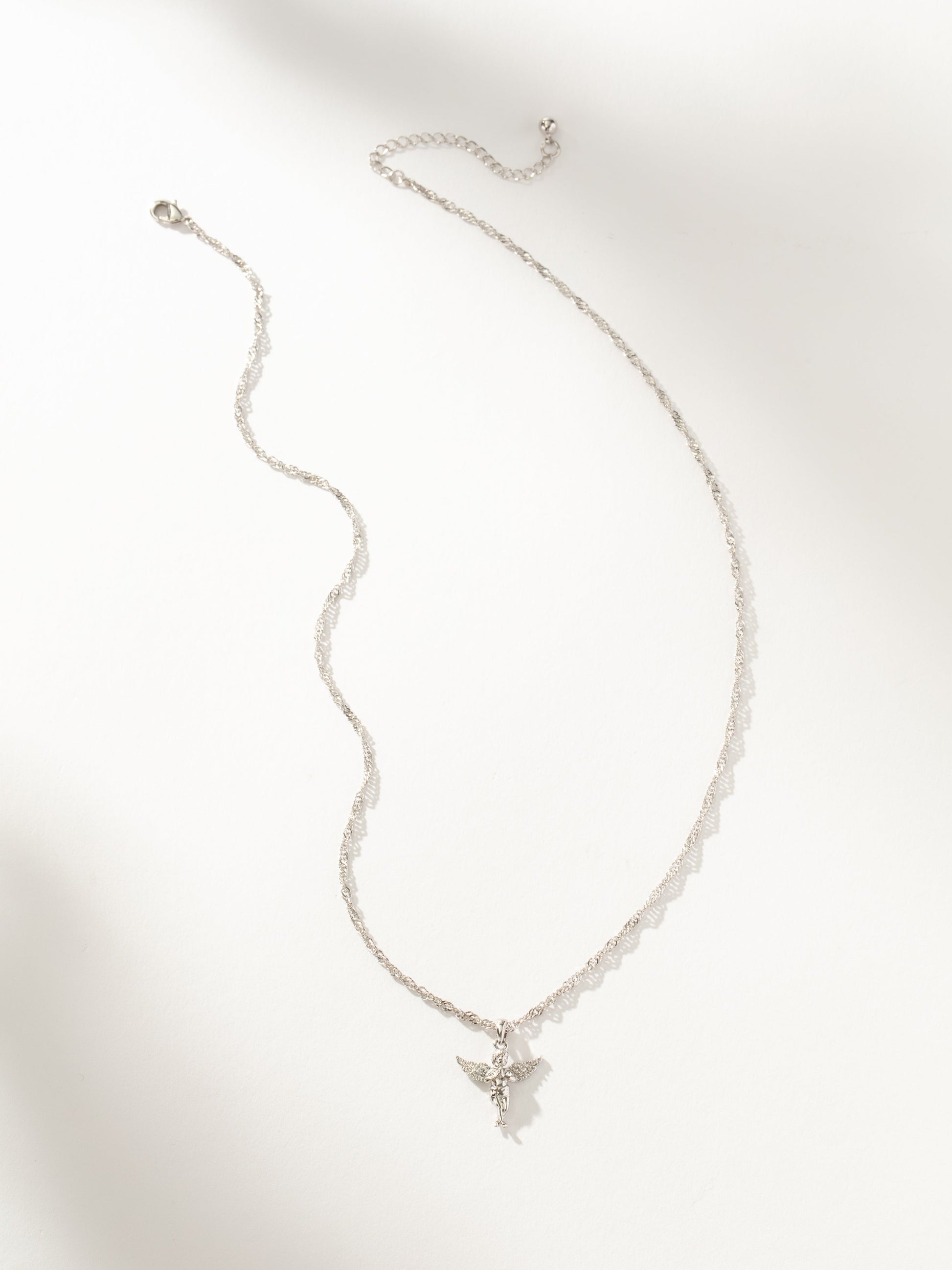 Angel on Earth Pendant Necklace | Silver | Product Image | Uncommon James