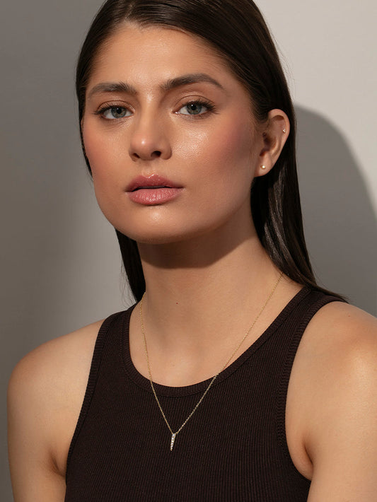 Cutting Edge Necklace | Gold | Product Image | Uncommon James
