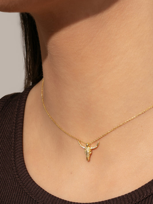 Fighter Necklace 2.0 | Gold | Product Detail Image | Uncommon James