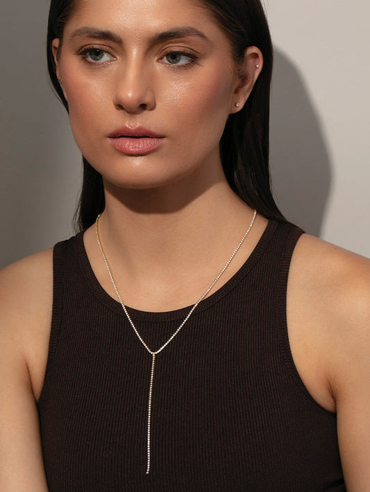 Glam Lariat Necklace | Gold | Product Image | Uncommon James