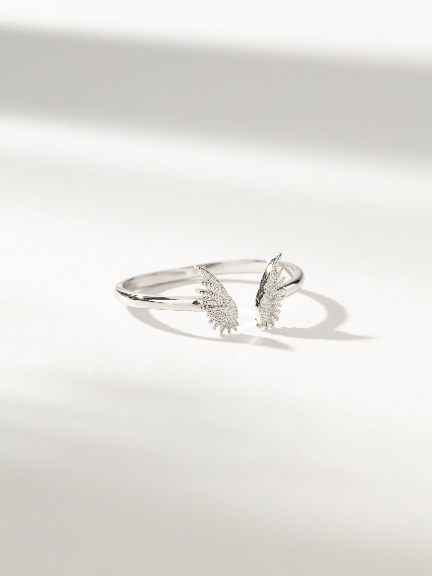 Angel Wings Ring | Silver | Product Image | Uncommon James