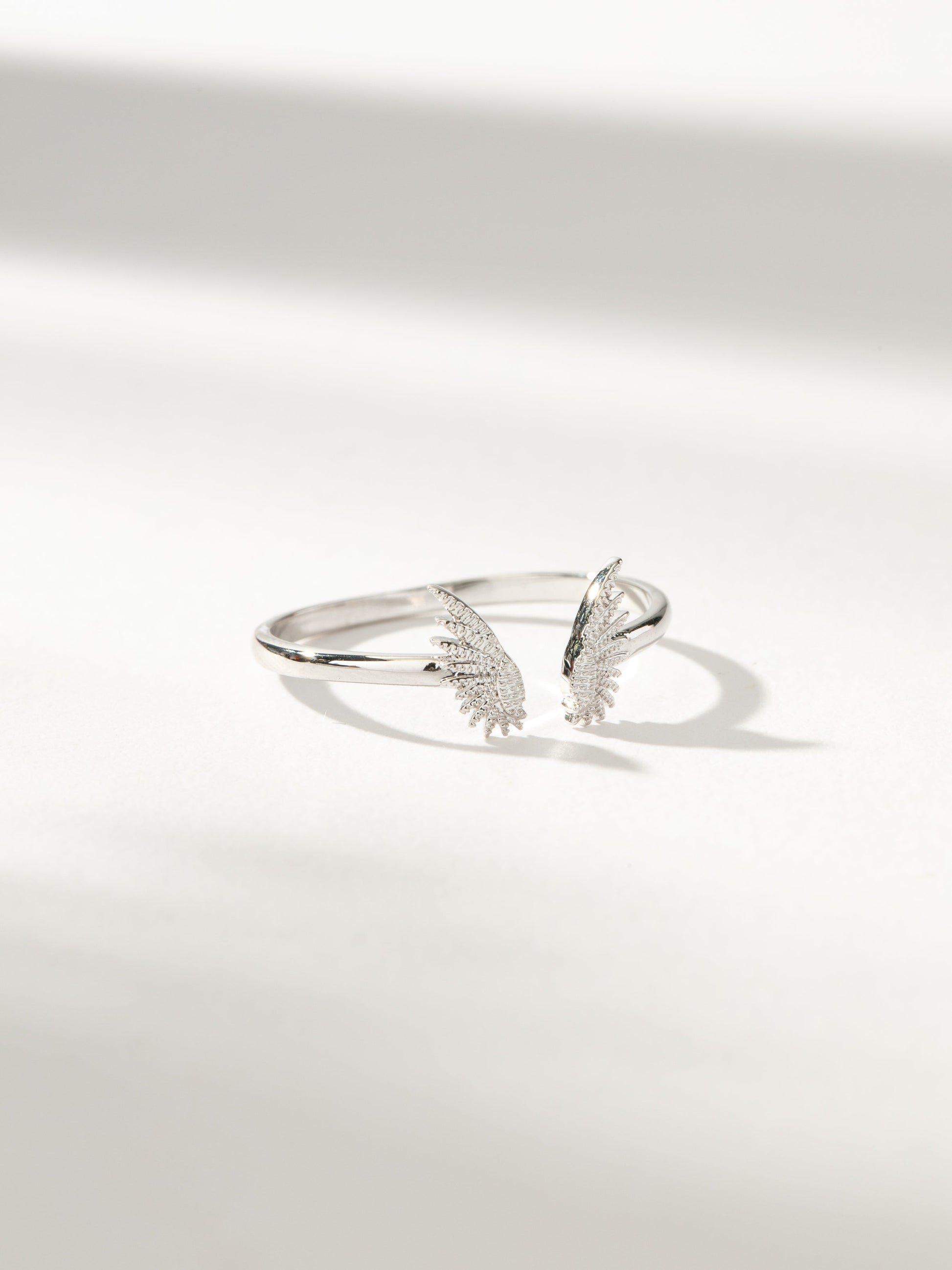 Angel Wings Ring | Silver | Product Image | Uncommon James