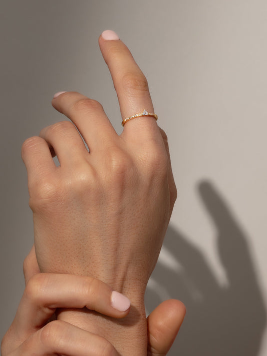 Three Points Ring | Gold | Product Image | Uncommon James