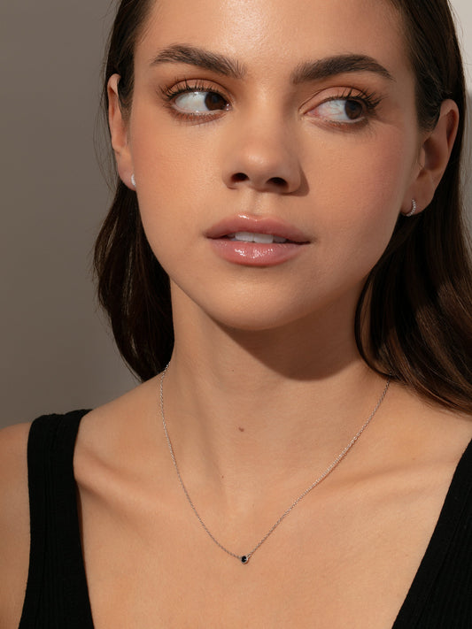 Black Hole Pendant Necklace | Sterling Silver | Product Image | Uncommon James