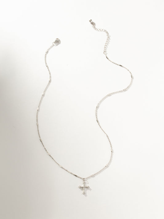 Bold Cross Pendant Necklace | Sterling Silver | Product Image | Uncommon James