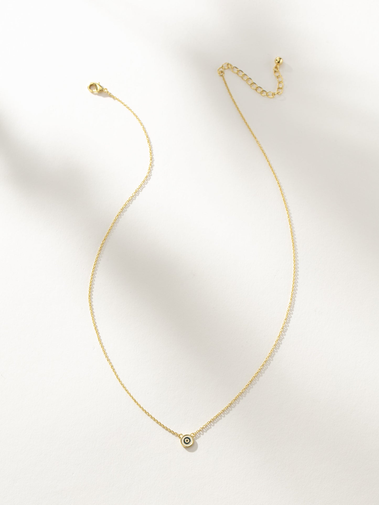 Simple Evil Eye Necklace | Gold | Product Image | Uncommon James