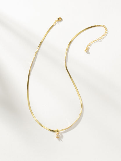 Work It Herringbone Chain Necklace | Gold | Product Image | Uncommon James
