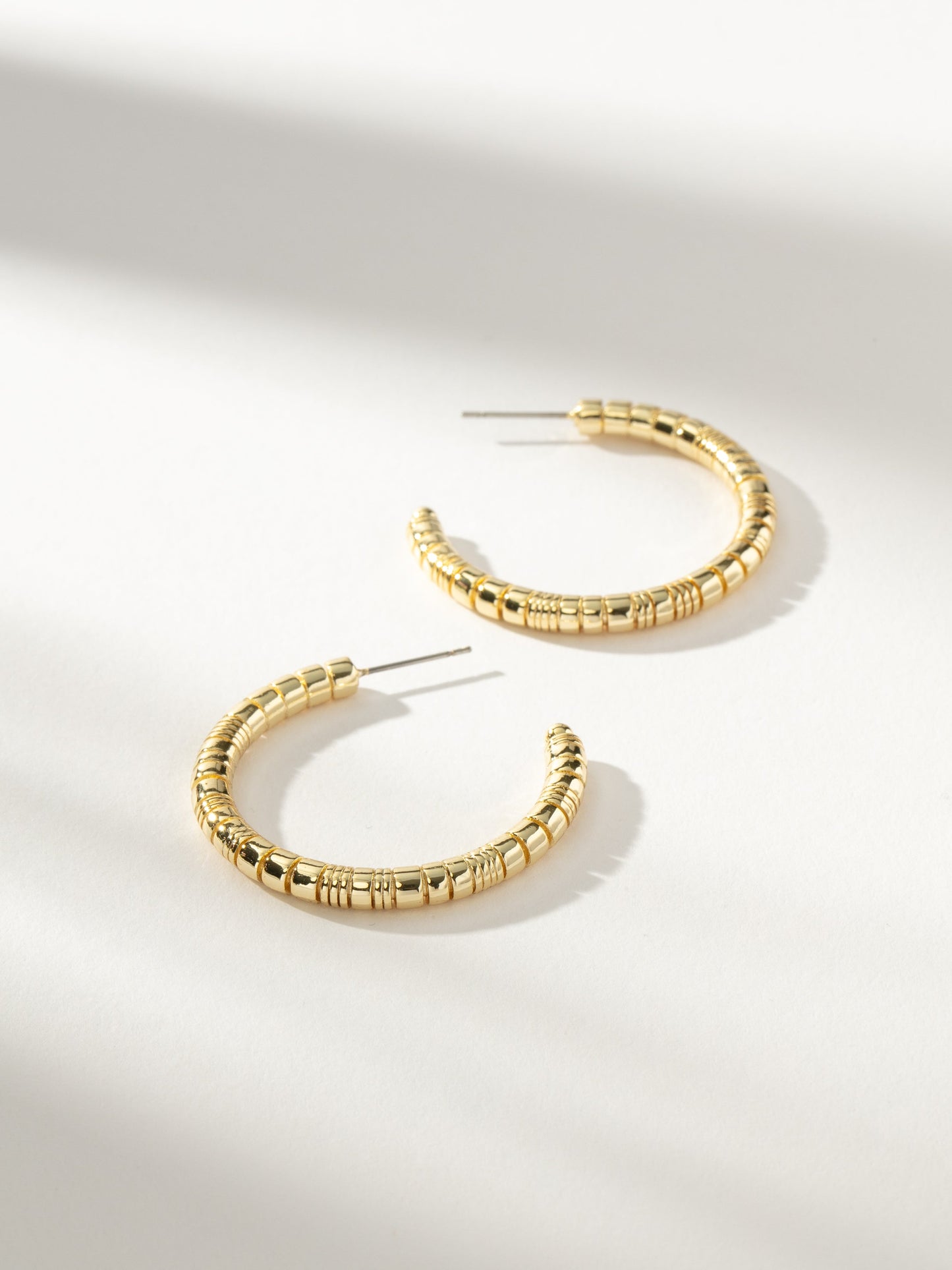 Next Level Hoop Earrings | Gold | Product Image | Uncommon James