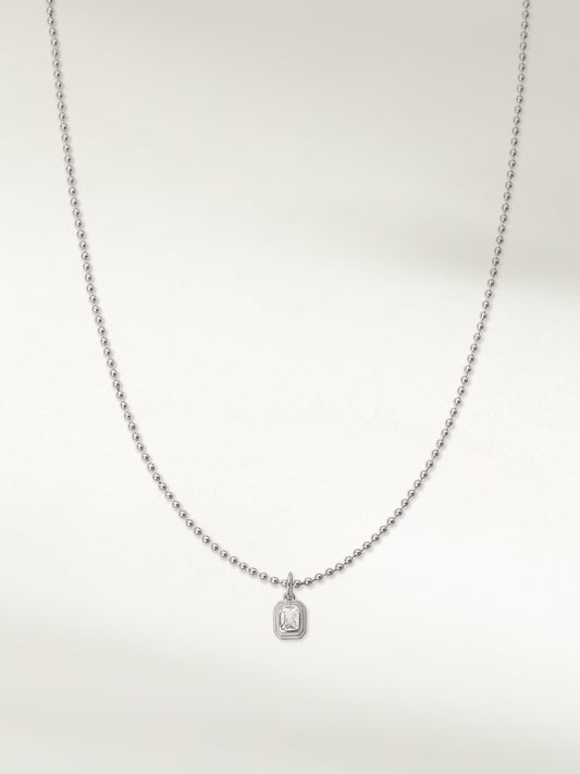 Applause Pendant and Chain Necklace | Silver | Product Image | Uncommon James