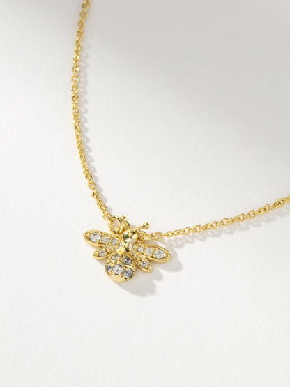 ["Bee Necklace ", " Gold ", " Product Detail Image ", " Uncommon James"]