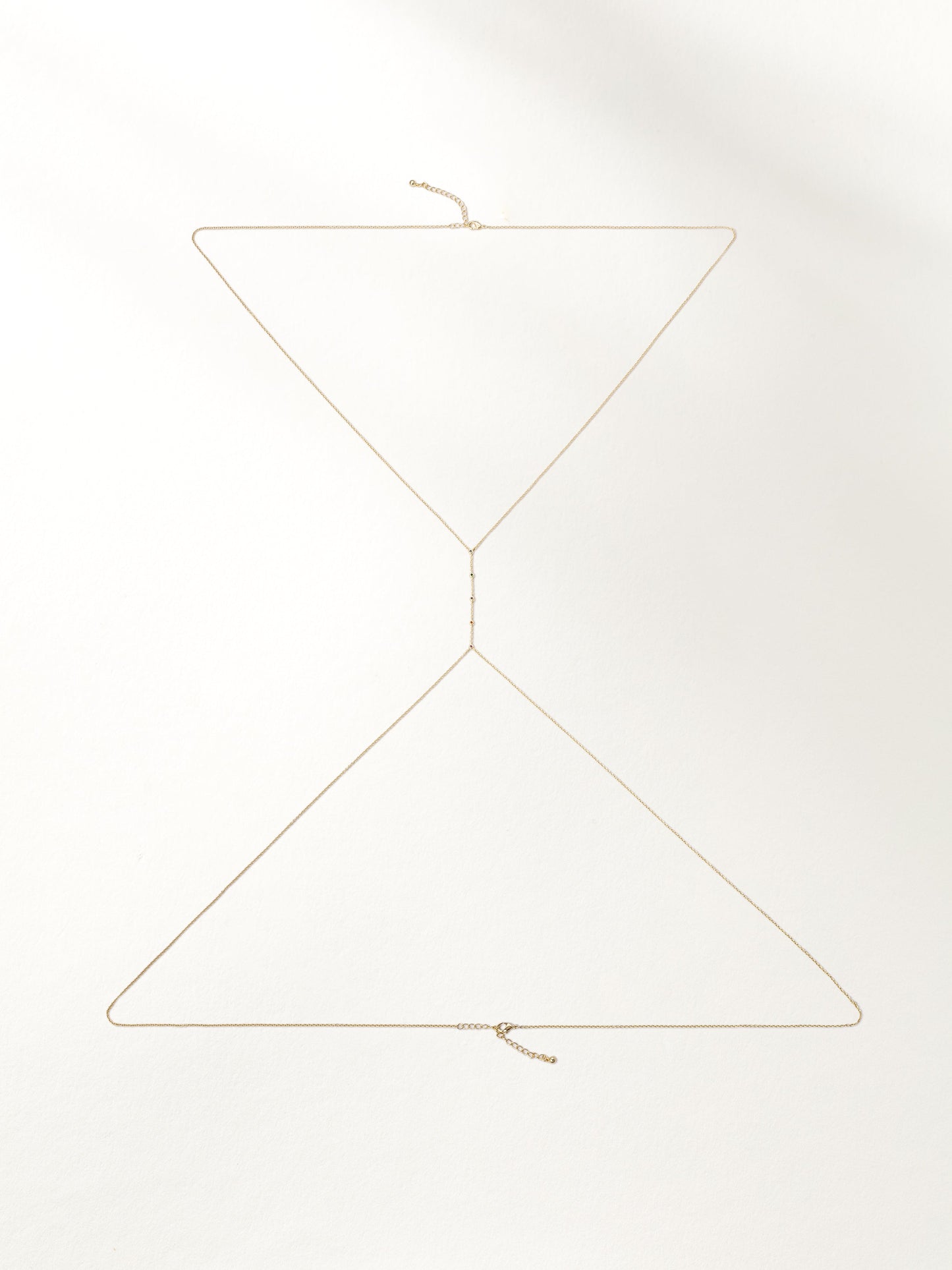 Rainbow Gem Body Chain | Gold | Product Image | Uncommon James