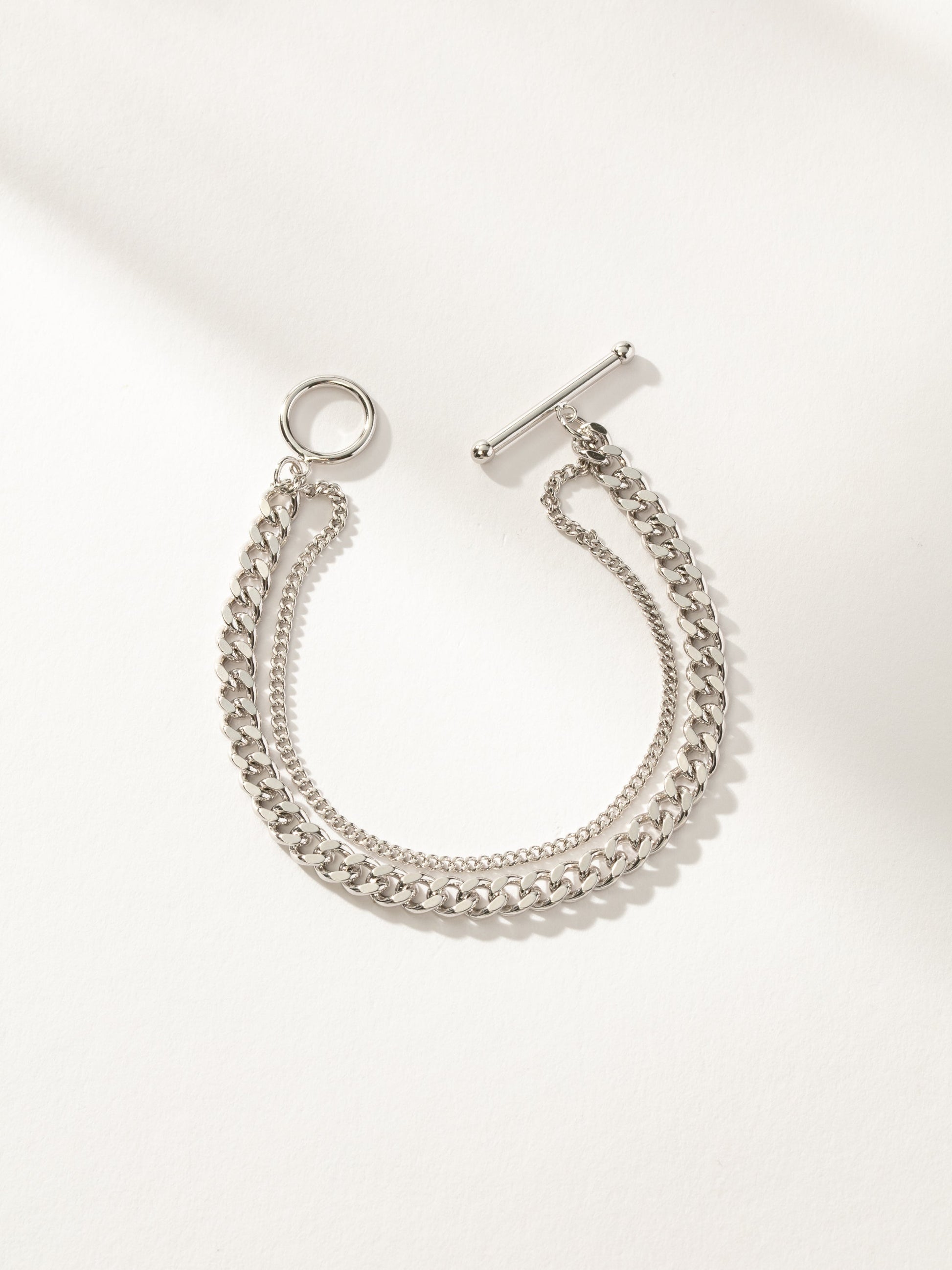 Extra Chain Bracelet | Silver | Product Image | Uncommon James