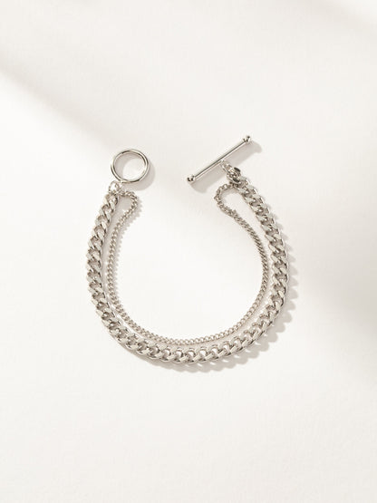 ["Extra Chain Bracelet ", " Silver ", " Product Image ", " Uncommon James"]