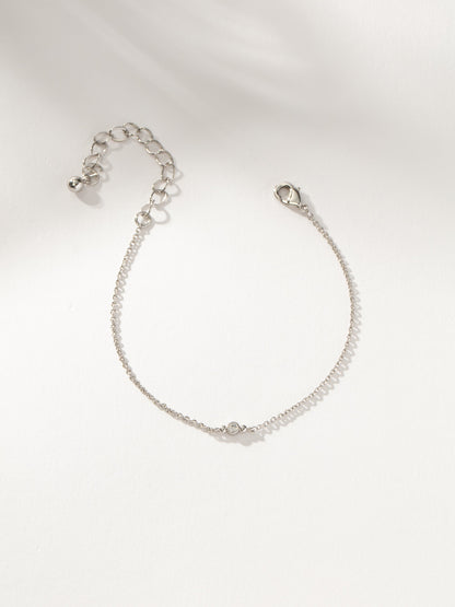 ["Forever Dainty Chain Bracelet ", " Silver ", " Product Image ", " Uncommon James"]