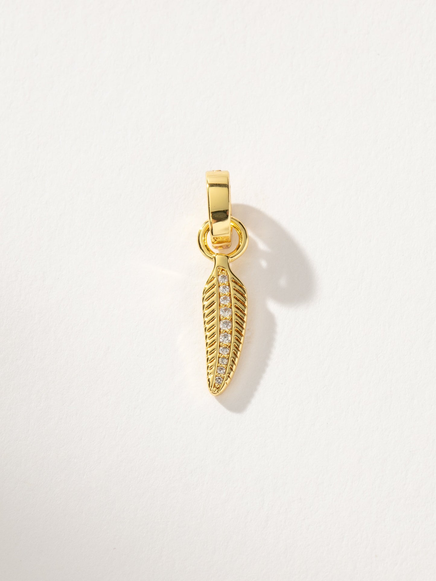 Feather Charm | Gold | Product Image | Uncommon James