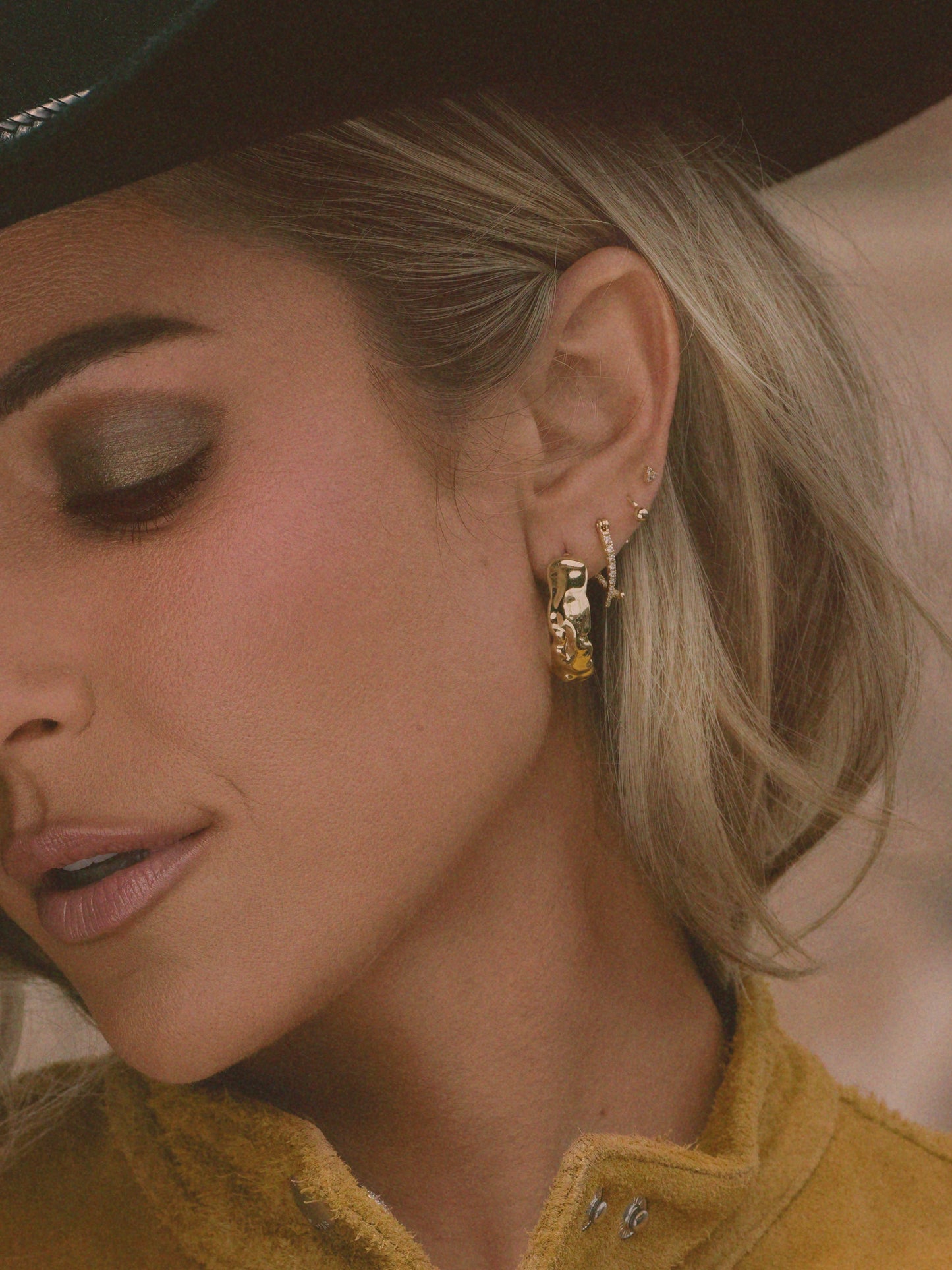 Serpentina Ear Jacket | Gold | KC Image | Uncommon James