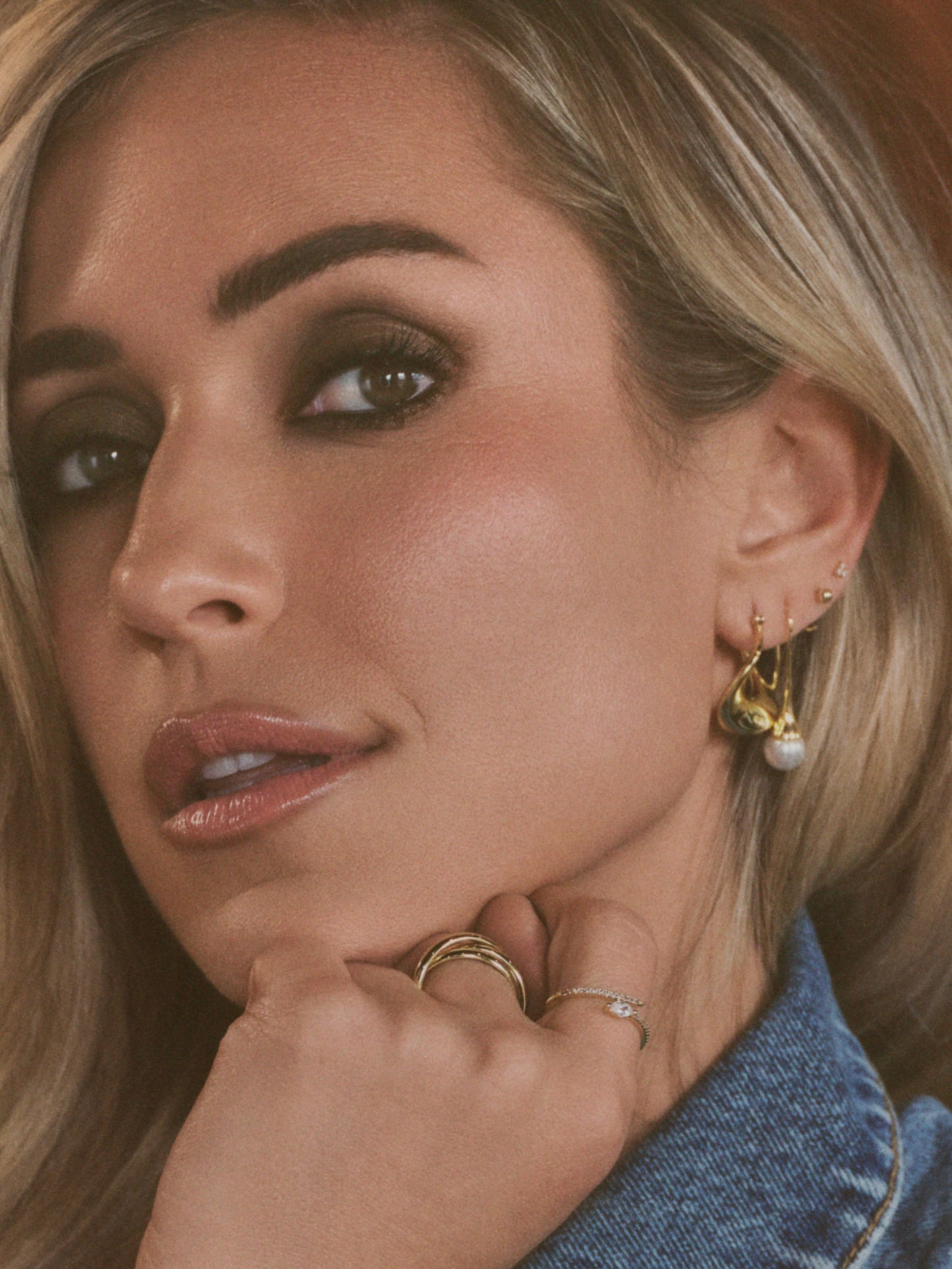 Swan Earrings | Gold | KC Image | Uncommon James
