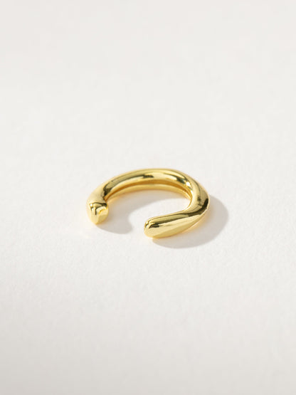 Wavy Ear Cuff | Gold | Product Image | Uncommon James