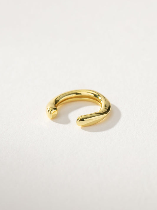 Wavy Ear Cuff | Gold | Product Image | Uncommon James