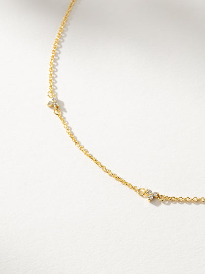 ["In Bloom Dainty Chain Necklace ", " Gold ", " Product Image ", " Uncommon James"]
