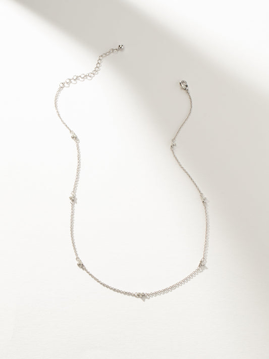 In Bloom Dainty Chain Necklace | Silver | Product Image | Uncommon James