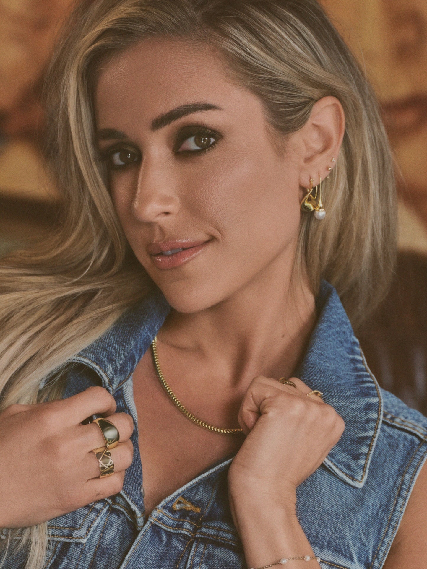 Bold Snake Chain Necklace | Gold | KC Image | Uncommon James