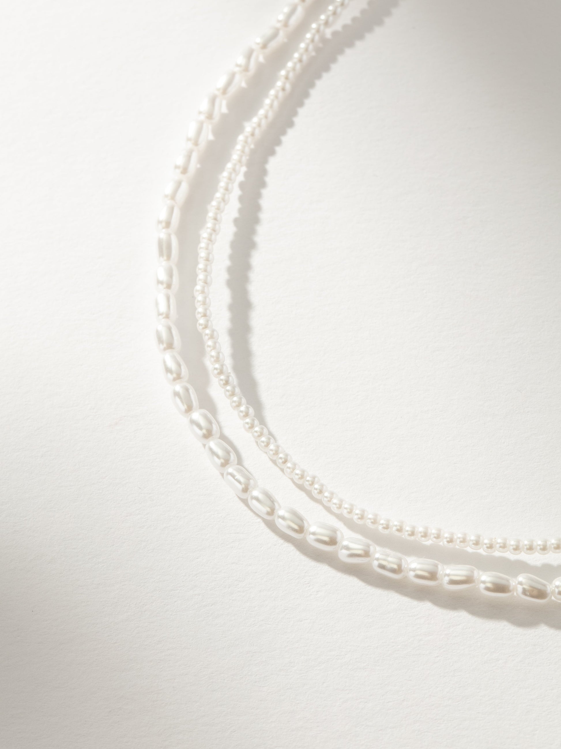 Layered Pearl Necklace | Gold | Product Image | Uncommon James