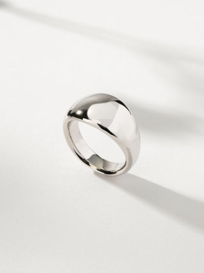 ["Statement Dome Ring ", " Silver ", " Product Image ", " Uncommon James"]