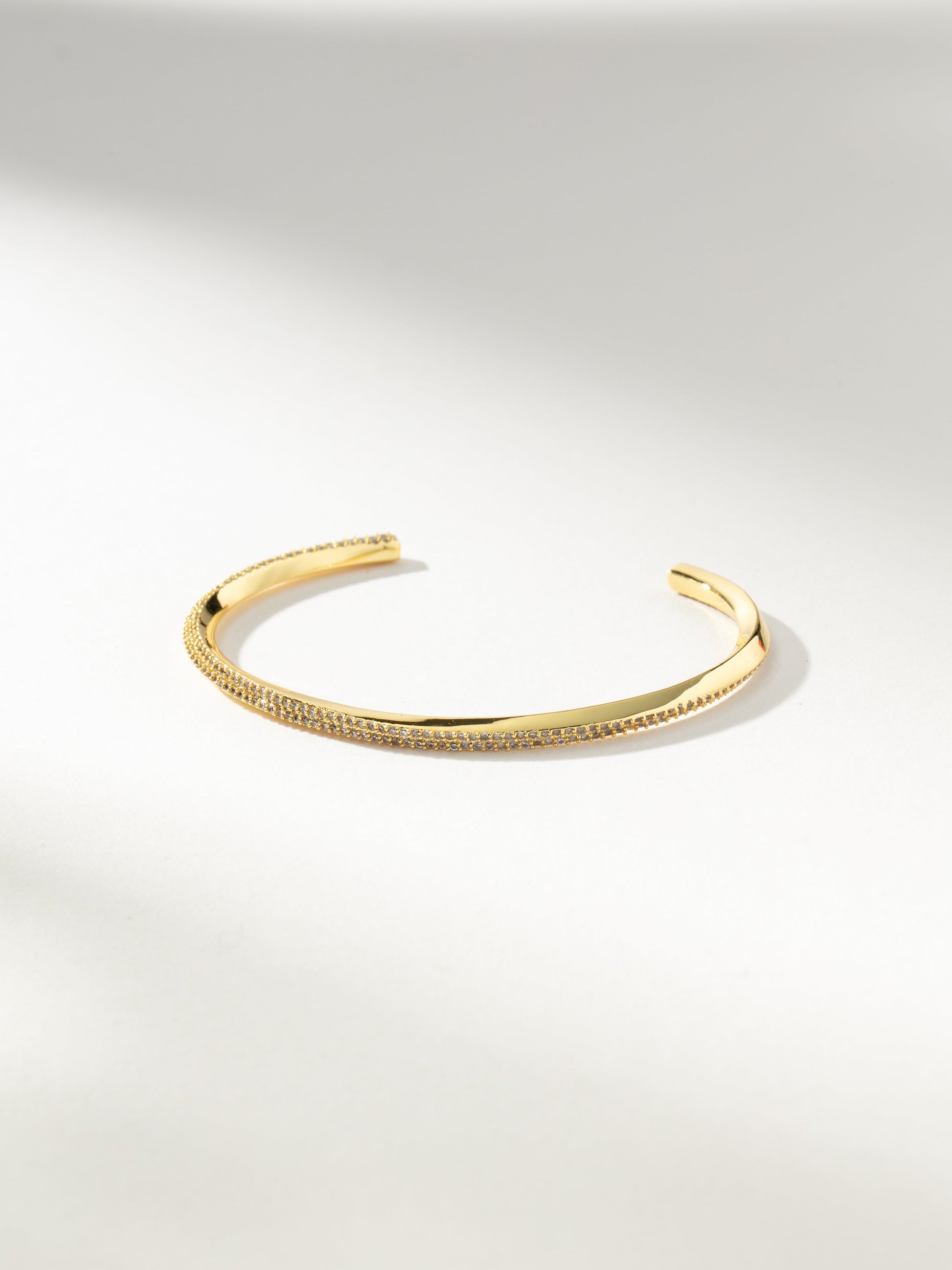 Modern Woman Pavé Bracelet | GOLD | Product Image | Uncommon James