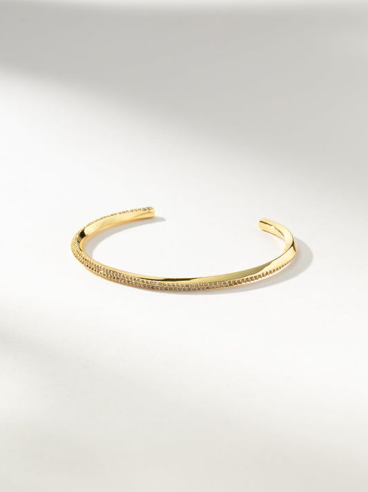 Modern Woman Pavé Bracelet | GOLD | Product Image | Uncommon James