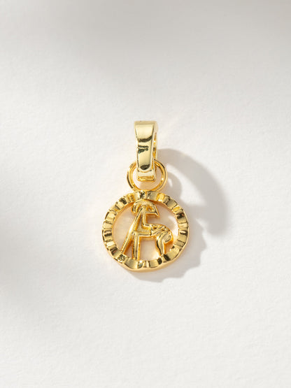 ["Zodiac Charm ", " Gold Aries ", " Product Image ", " Uncommon James"]