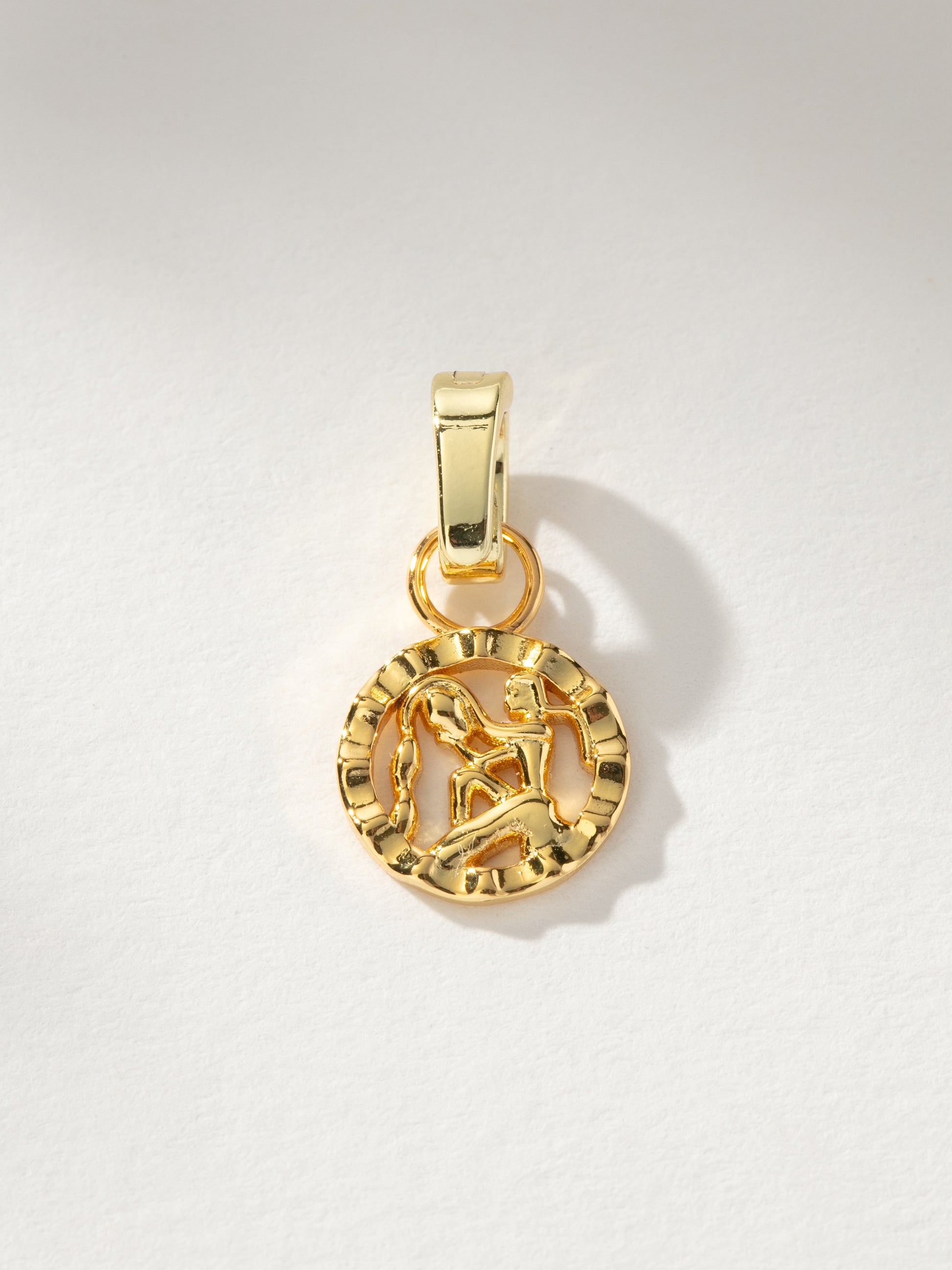 Zodiac Charm | Gold Aquarius | Product Image | Uncommon James