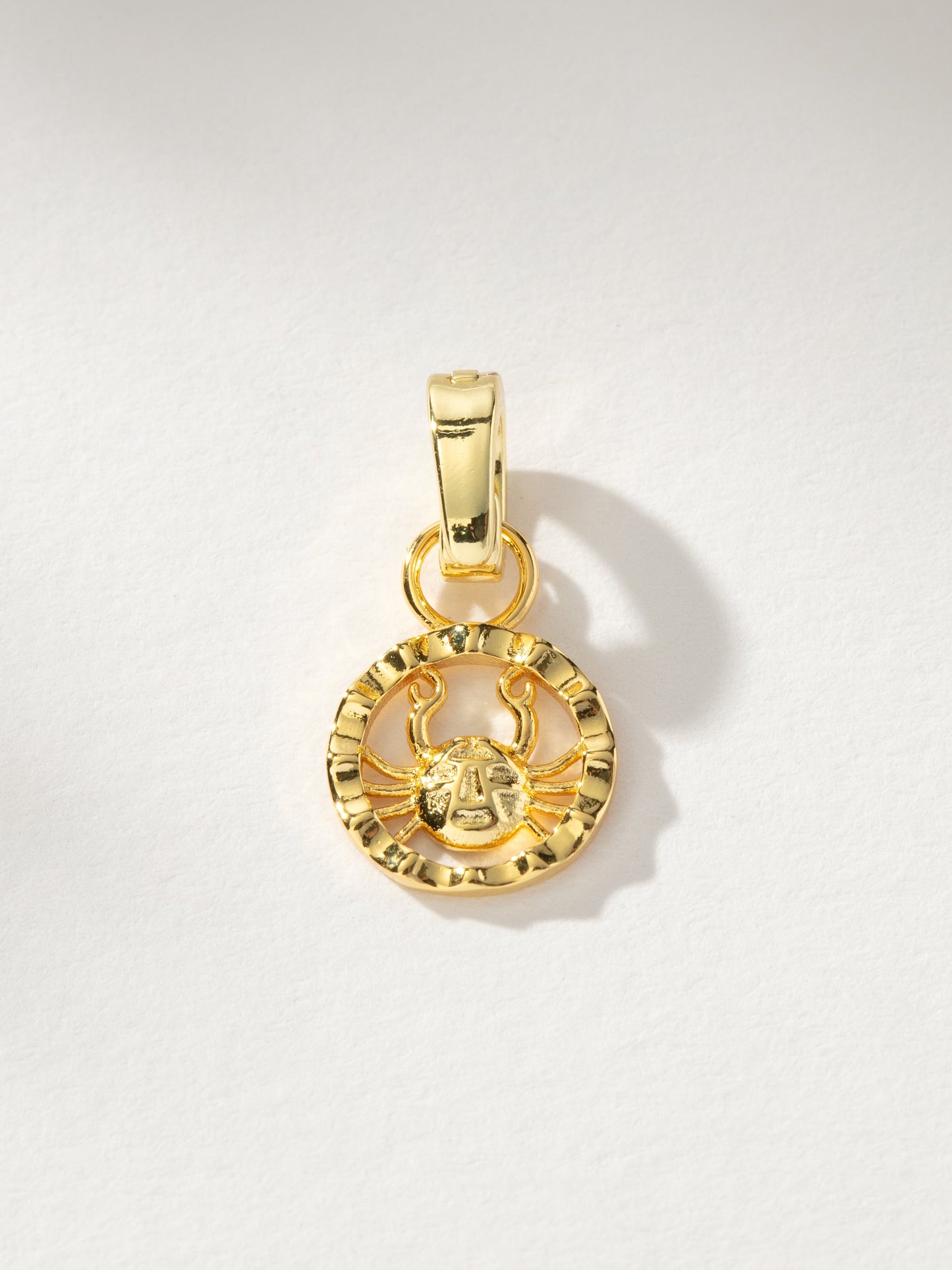 Zodiac Charm | Gold Cancer | Product Image |  Uncommon James