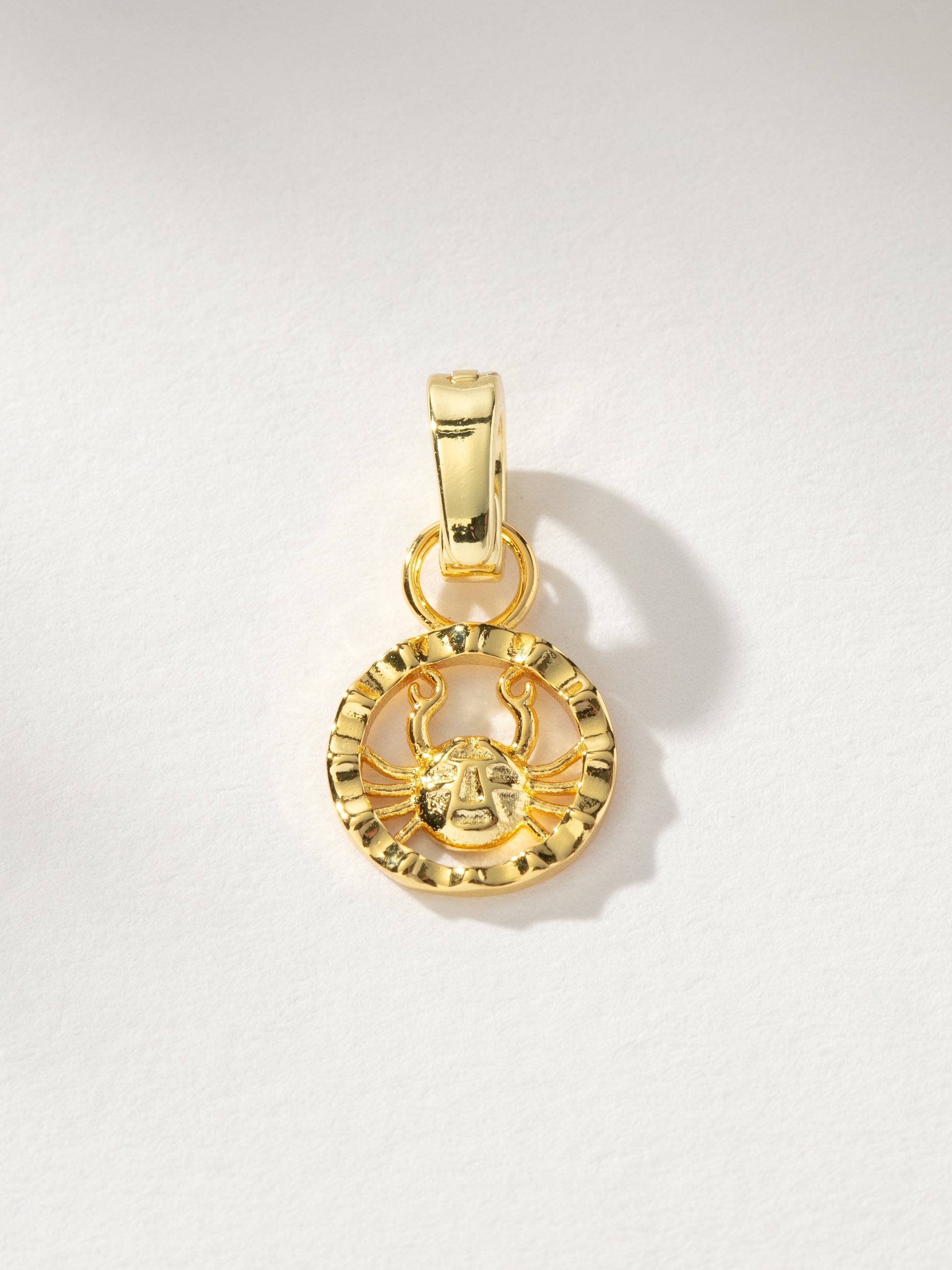Zodiac Charm | Gold Cancer | Product Image |  Uncommon James