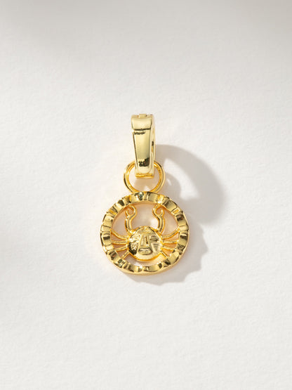 ["Zodiac Charm ", " Gold Cancer ", " Product Image ", "  Uncommon James"]