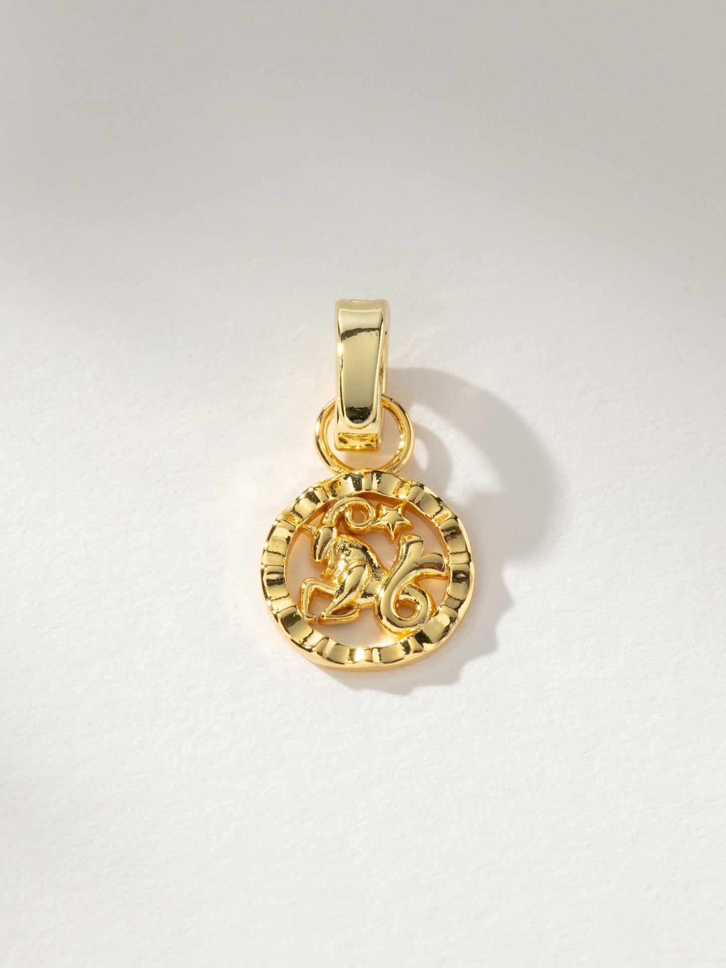 Zodiac Charm | Gold Capricorn | Product Image |  Uncommon James