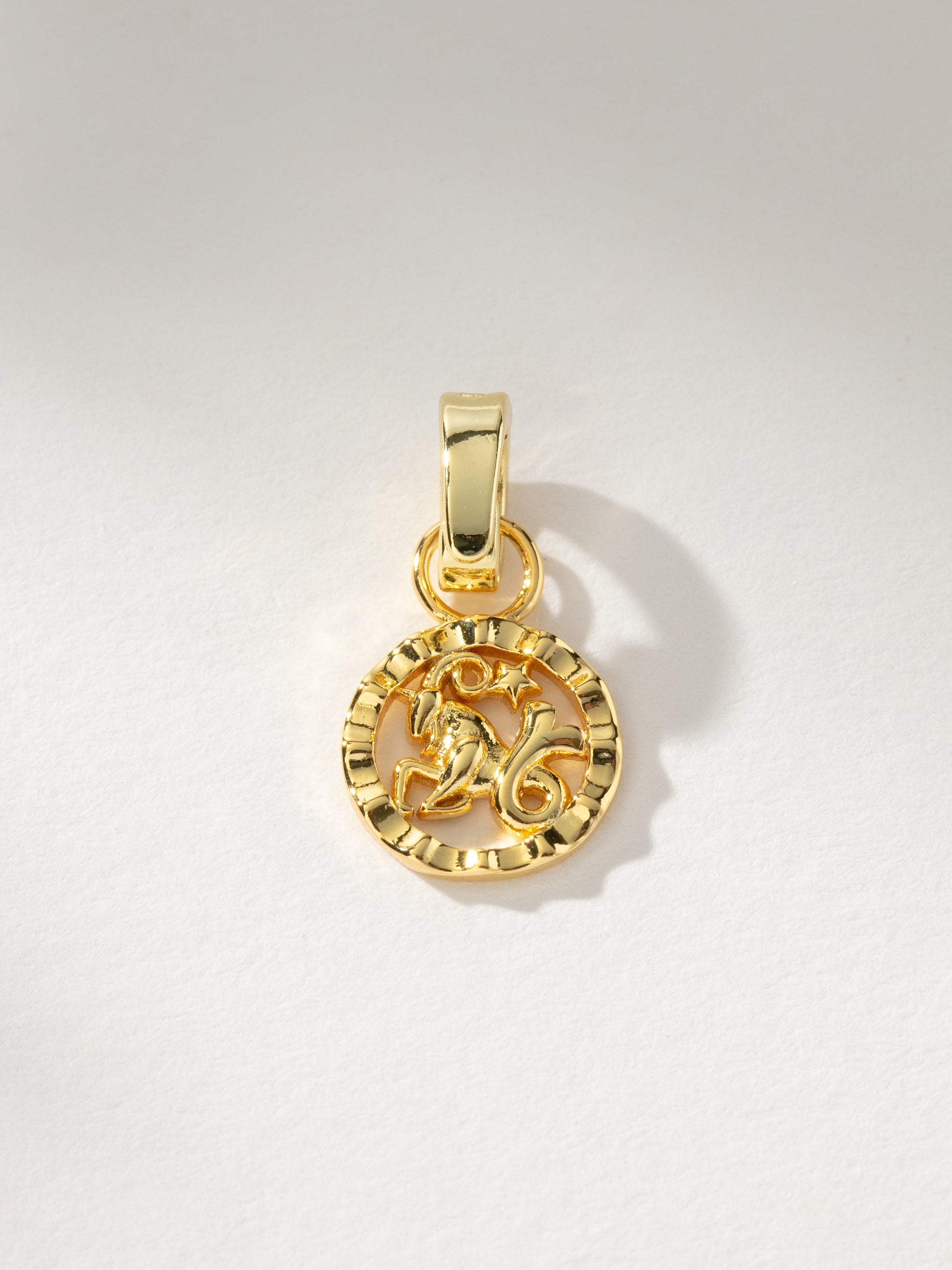 Zodiac Charm | Gold Capricorn | Product Image |  Uncommon James
