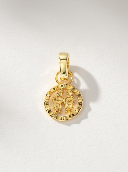 ["Zodiac Charm ", " Gold Gemini ", " Product Image ", "  Uncommon James"]