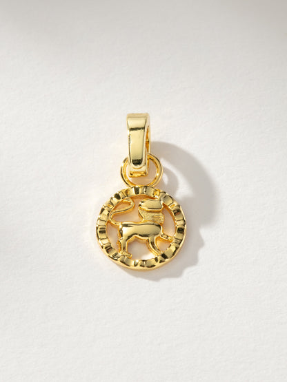 ["Zodiac Charm ", " Gold Leo ", " Product Image ", "  Uncommon James"]