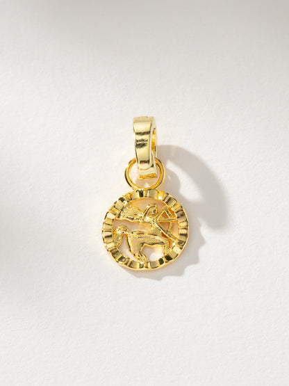 ["Zodiac Charm ", " Gold Sagittarius ", " Product Image ", "  Uncommon James"]
