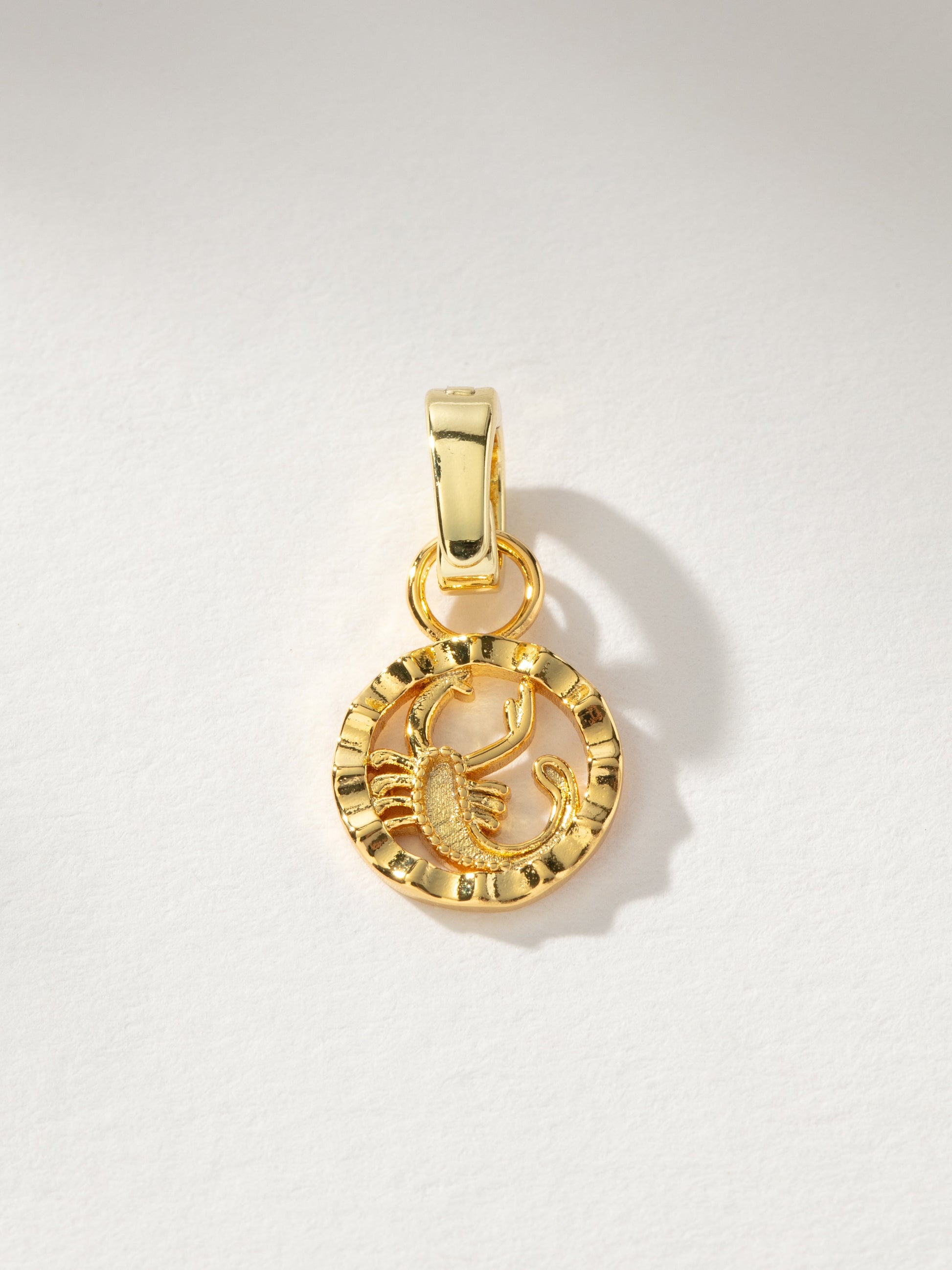 Zodiac Charm | Gold Scorpio | Product Image |  Uncommon James
