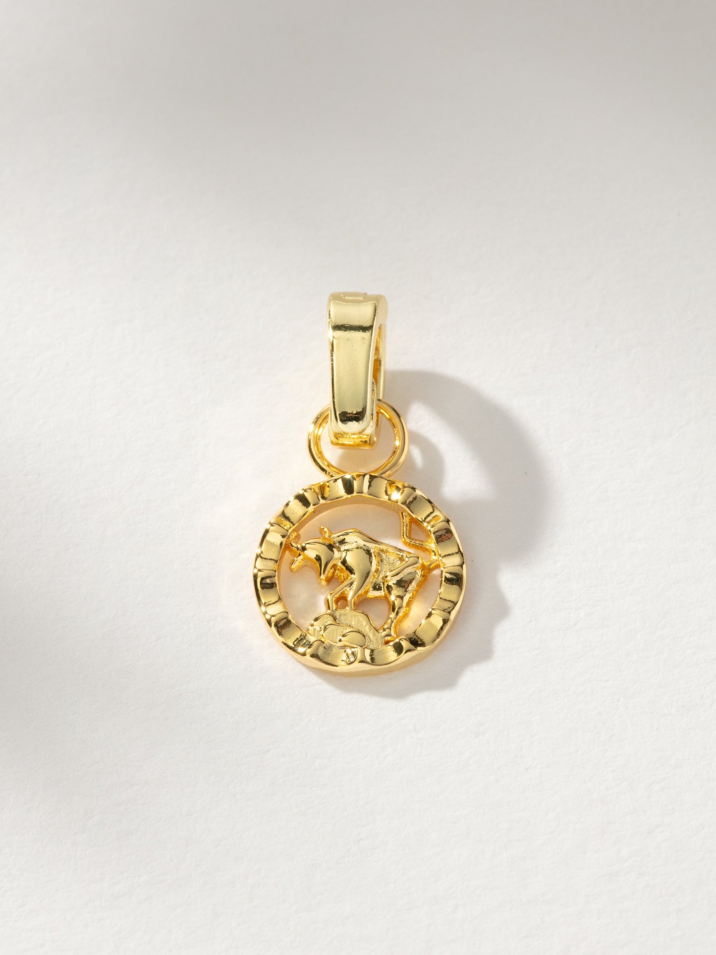 Zodiac Charm | Gold Taurus | Product Image |  Uncommon James