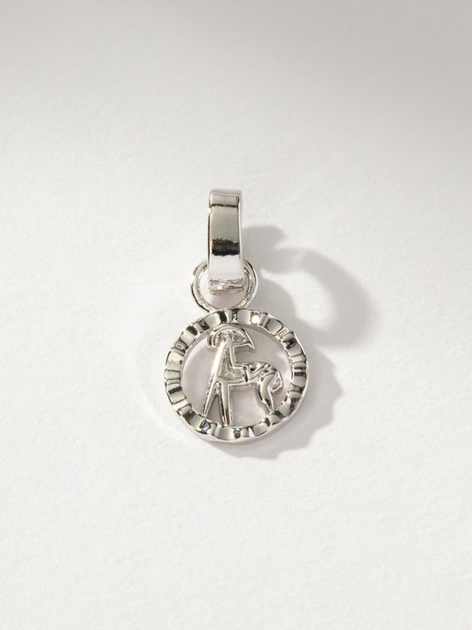 Zodiac Charm | Silver Aries | Product Image |  Uncommon James