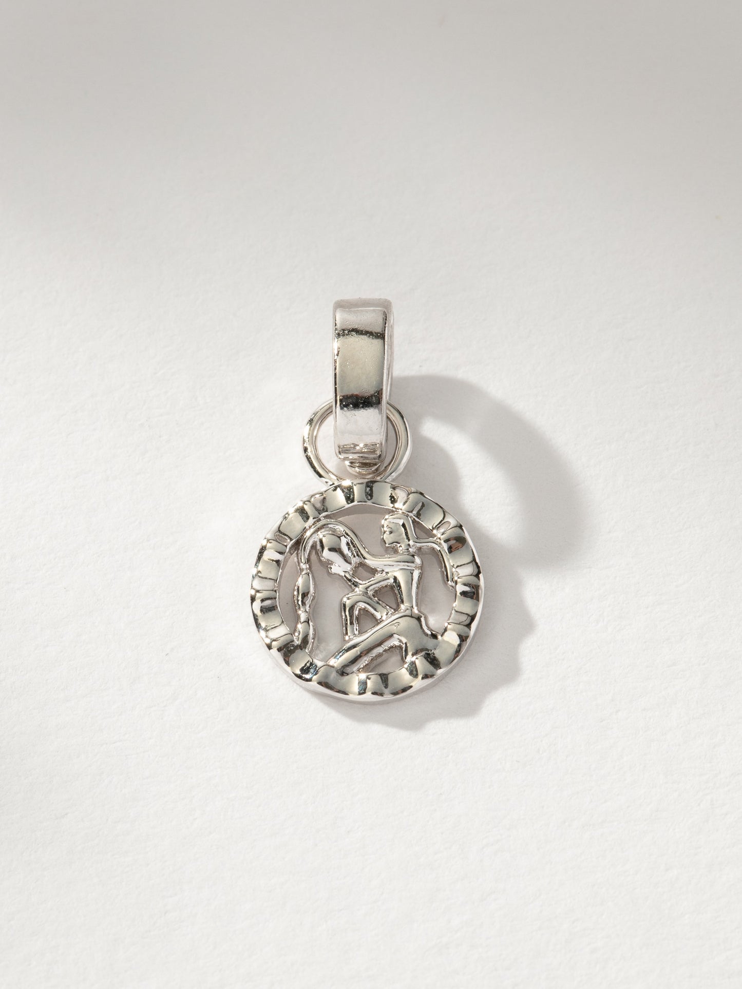 Zodiac Charm | Silver Aquarius | Product Image |  Uncommon James
