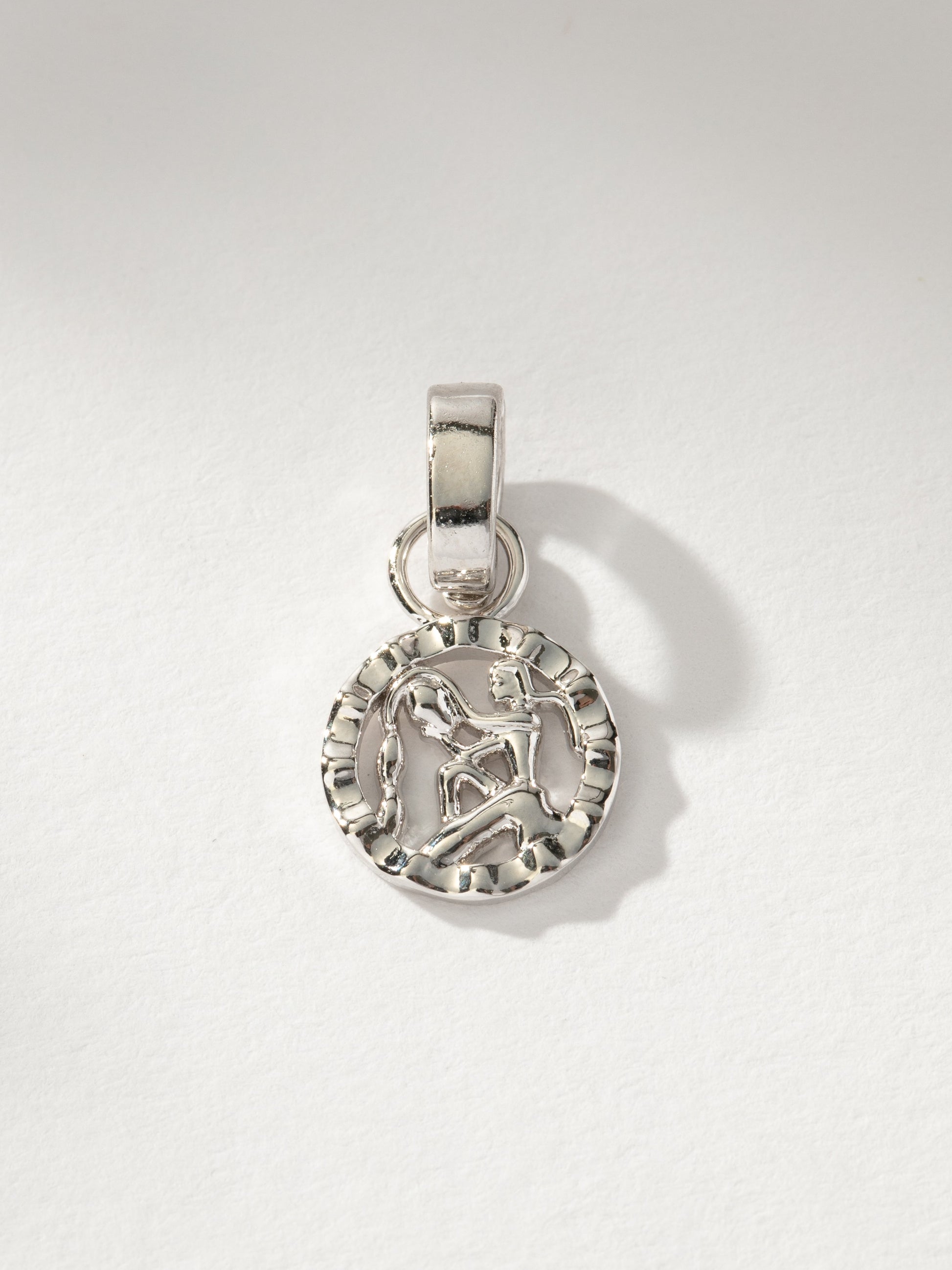 Zodiac Charm | Silver Aquarius | Product Image |  Uncommon James