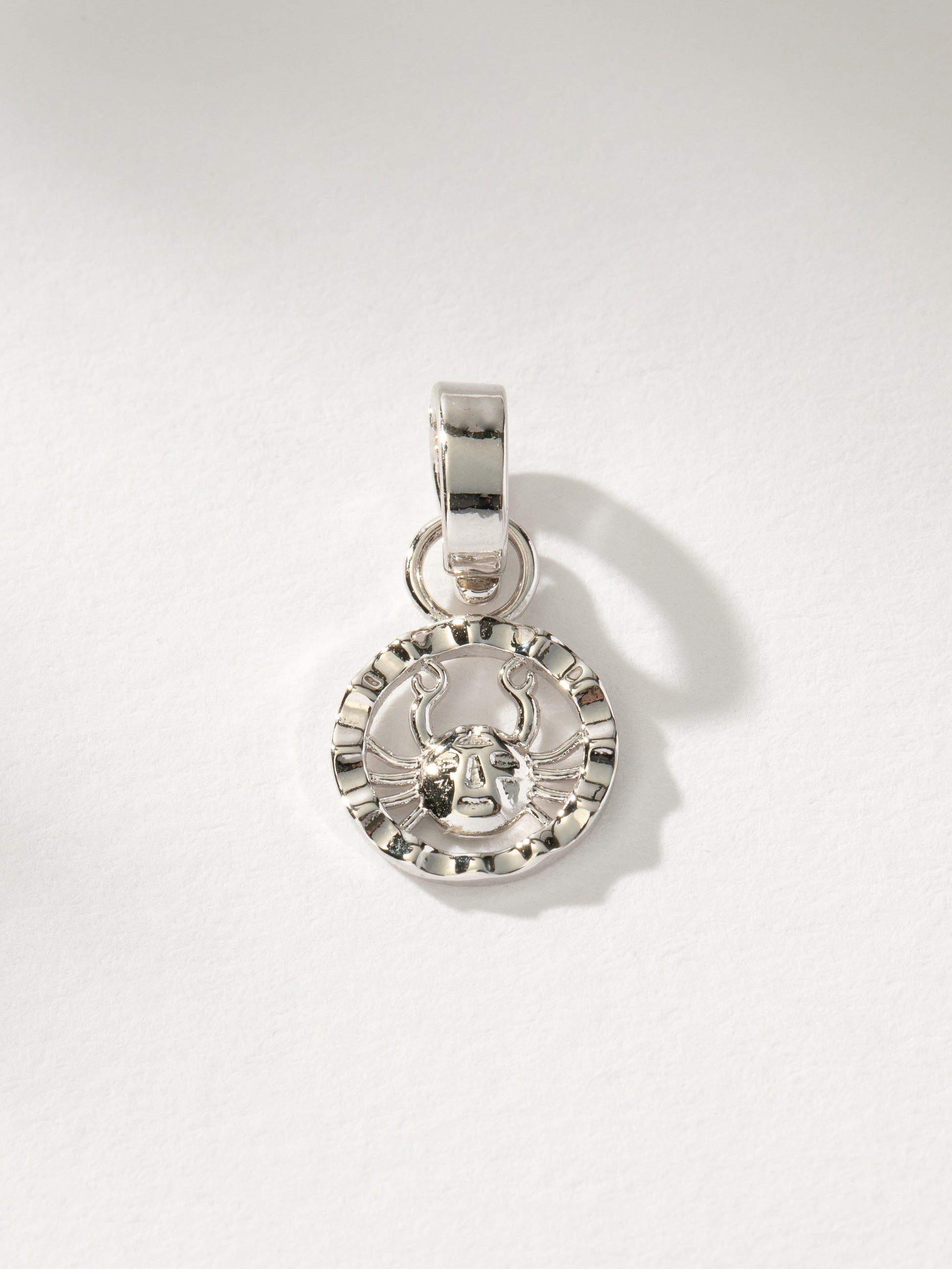 Zodiac Charm | Silver Cancer | Product Image |  Uncommon James