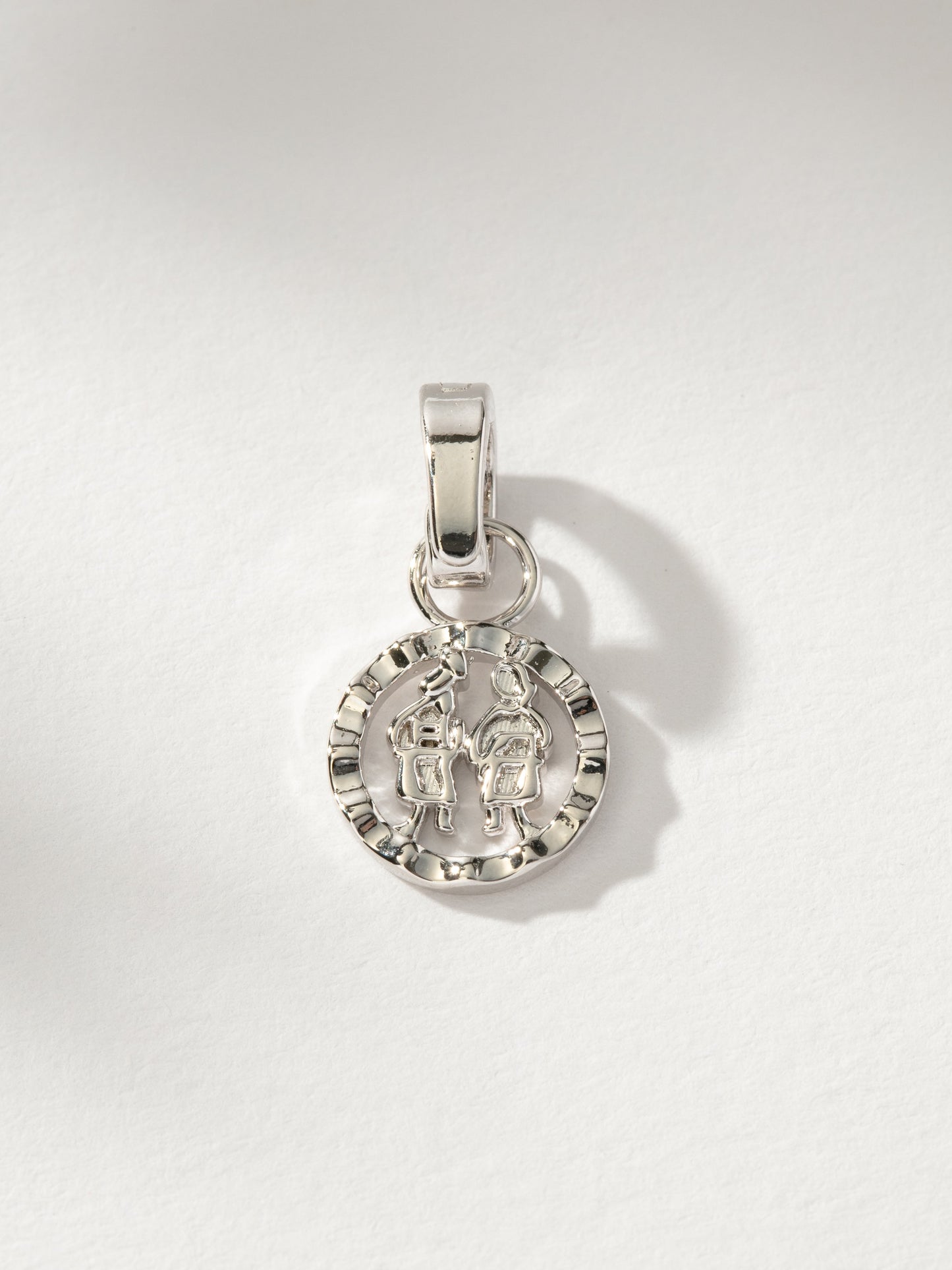 Zodiac Charm | Silver Gemini | Product Image |  Uncommon James
