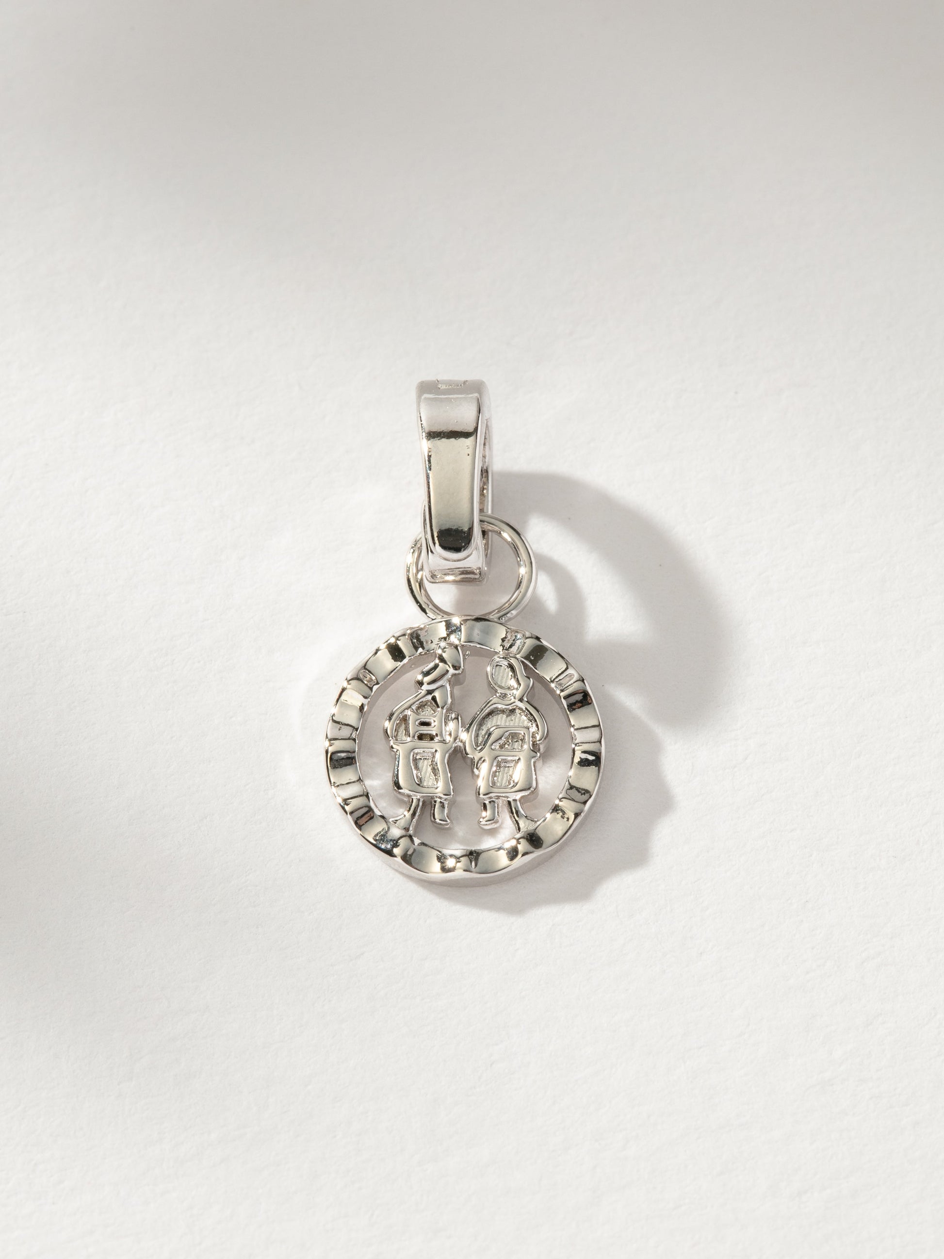 Zodiac Charm | Silver Gemini | Product Image |  Uncommon James